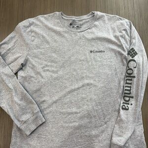 Columbia Men's Heather Gray Long Sleeve Tee